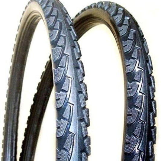 2Pcs High-Density Solid MTB Bike Tires 26x1.50-2.125 No Air Inflation