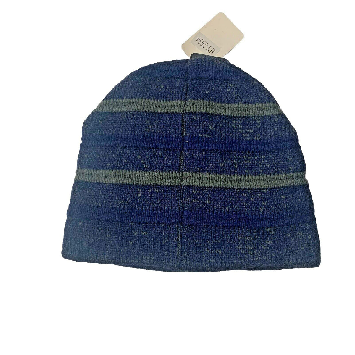 Blue and Gray Beanie Cap One Size Winter Hat Unisex