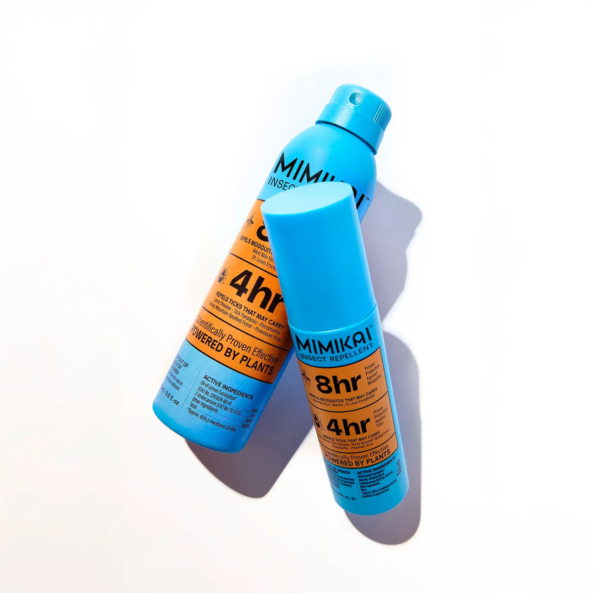 Mosquito & Tick Repellent Spray - DEET-Free, Made in USA, 5.5 oz & 3.4 oz