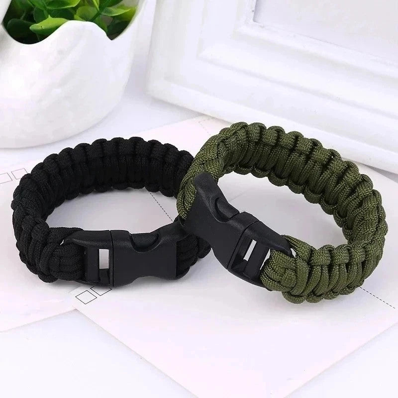 Paracord Bracelets Outdoor Camping Rope Wristbands for Emergency EDC