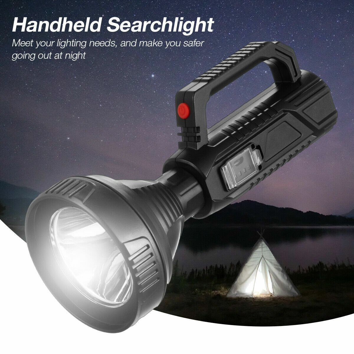 Rechargeable LED Searchlight Handheld Spotlight with 1640ft Range