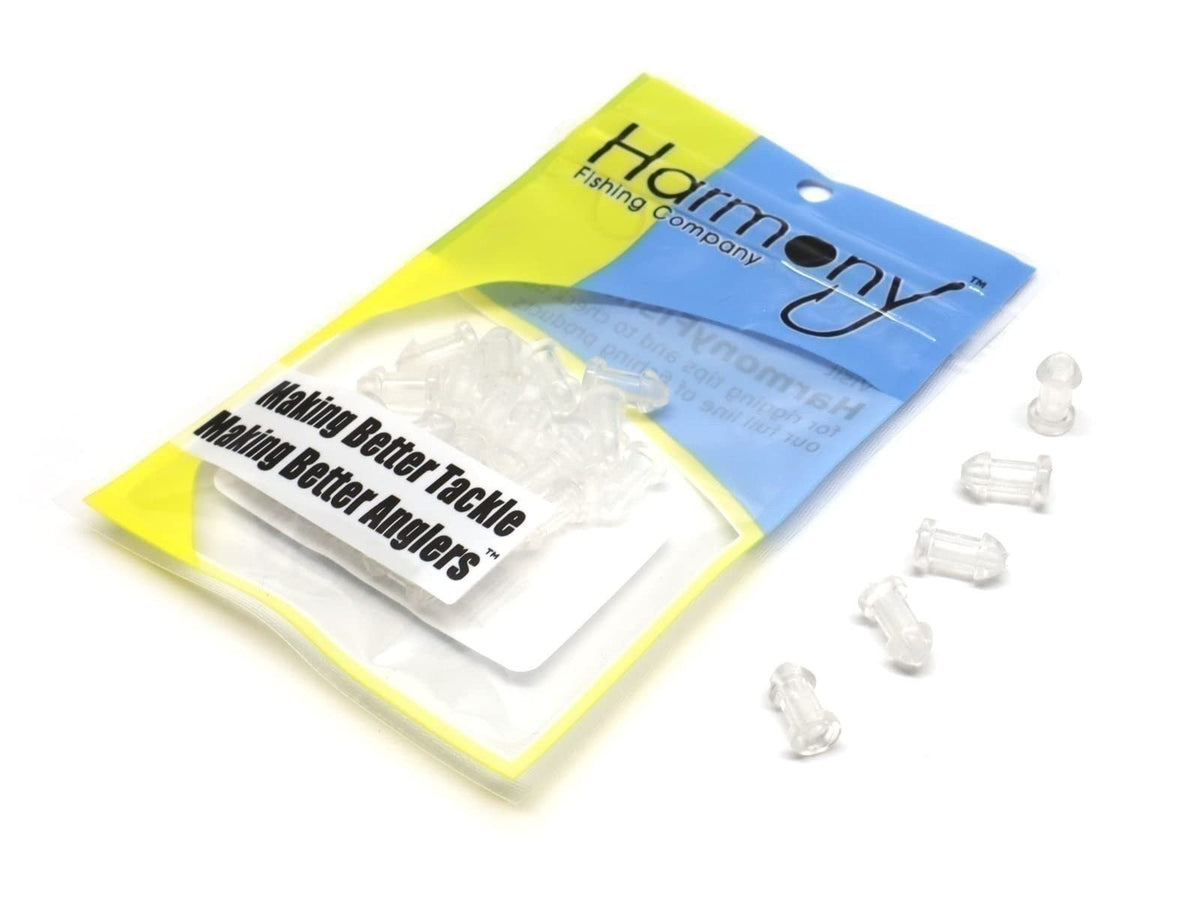 Fishing Beads for Skirt Attachment - Pack of 25 & 8 with Skirts & Pegs