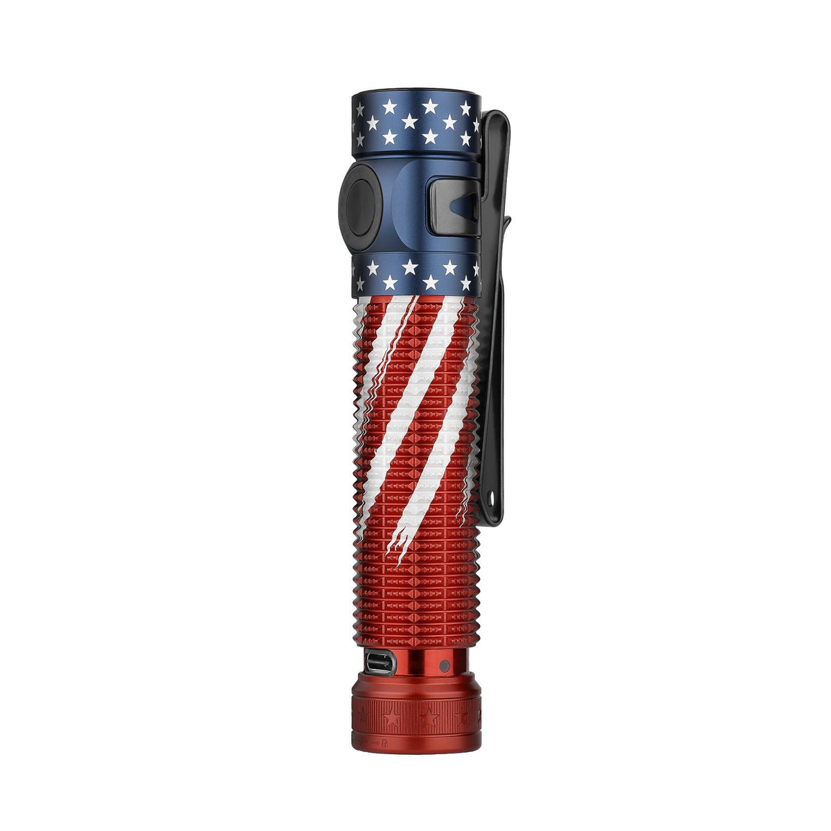 Olight Baton 4 Pro Stars & Stripes Edition 1600-Lumen Compact EDC Flashlight