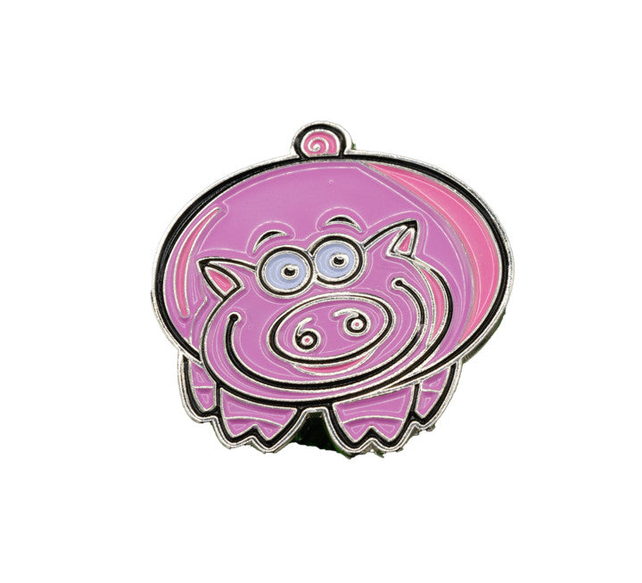 Funny Critters Golf Ball Markers Set of 4 – Novelty Enamel Golf Accessories