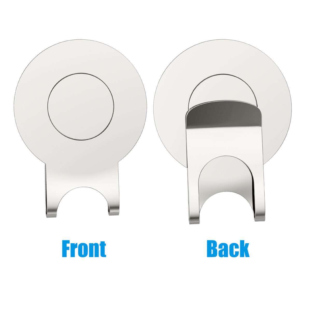 Magnetic Golf Hat Clip with Ball Marker - Durable Zinc Alloy, Multiple Quantity Options