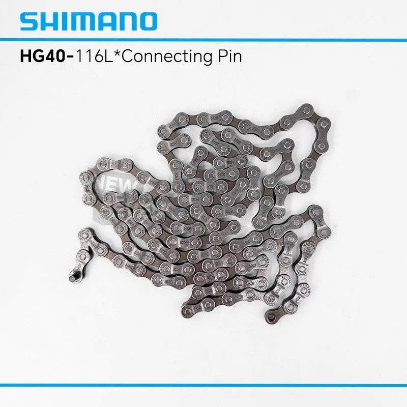 Bike Chain 116 Links for 6/7/8-Speed Bikes - Shimano CN-HG40 with Quick Link