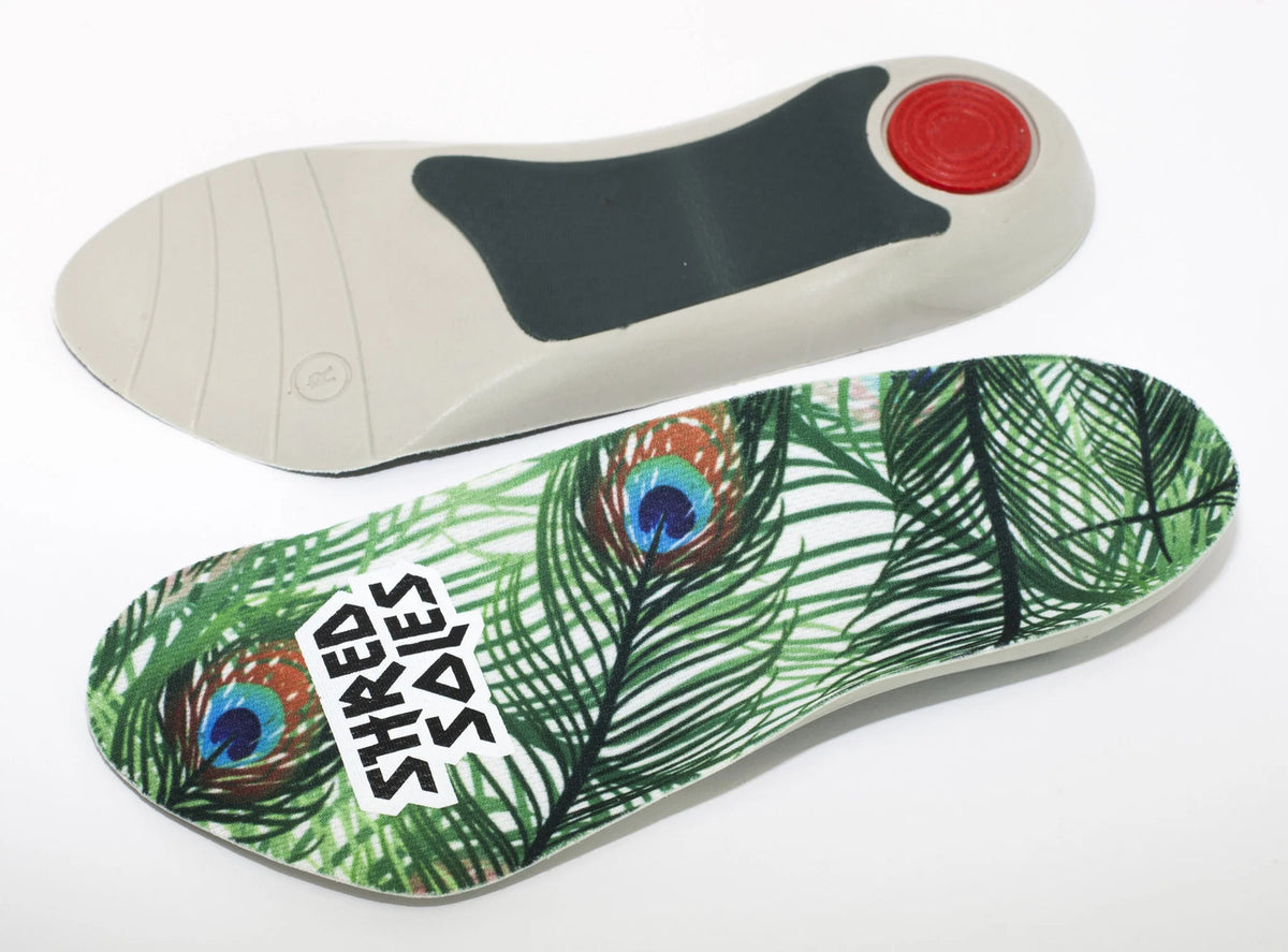 Skateboarding Insoles 3/4 Length Comfort & Stability Shoe Inserts
