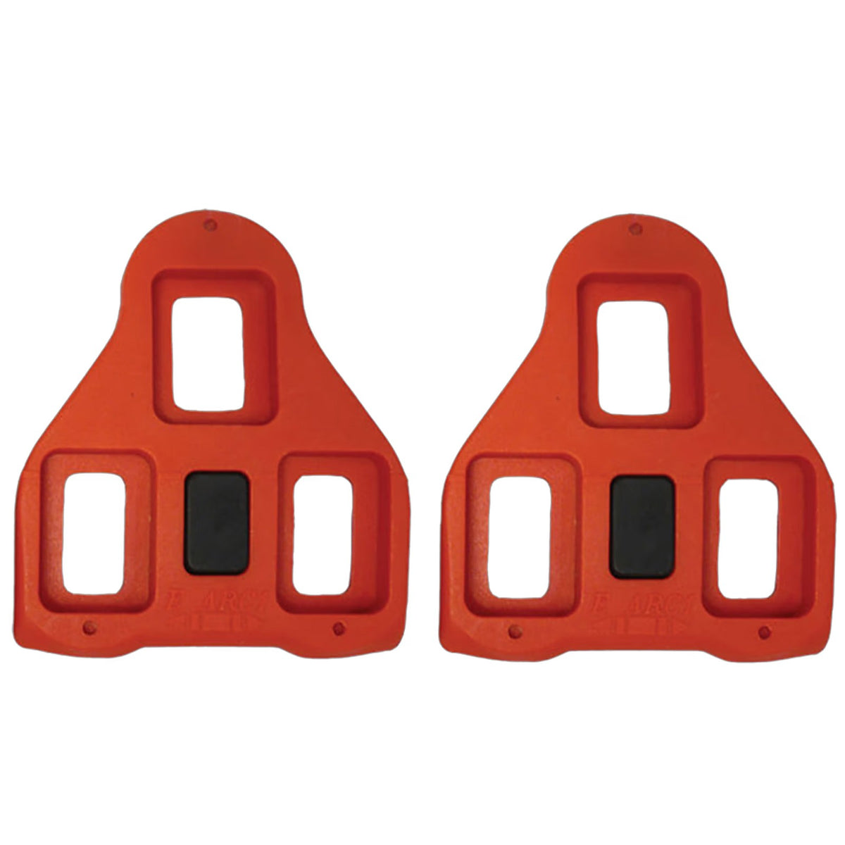 Bicycle Cleats 9 Degree Float for Look Delta Pedals - Red Pair