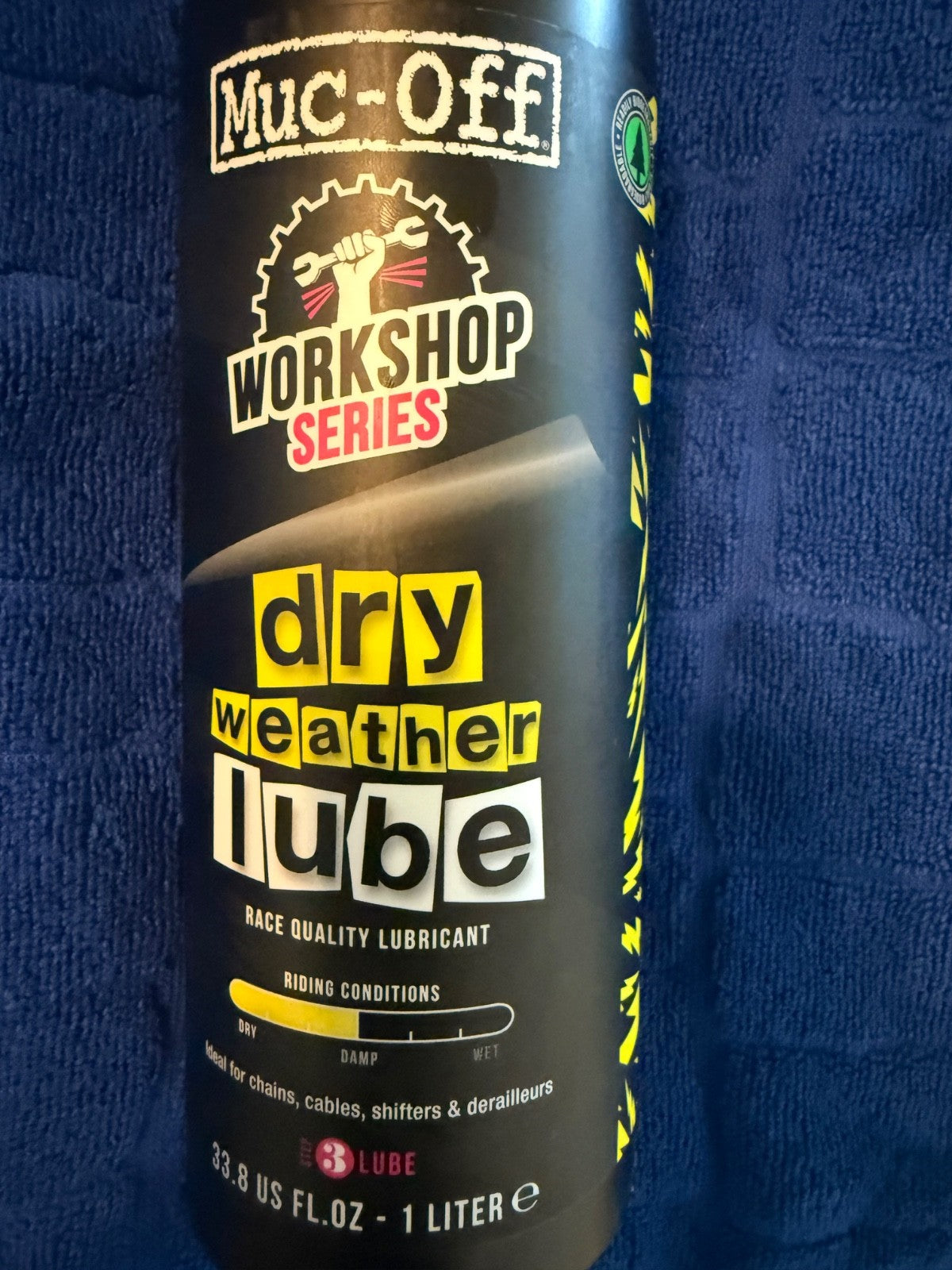 1L Bike Chain Lubricant - Bio Dry Chain Lube for Bicycle Maintenance