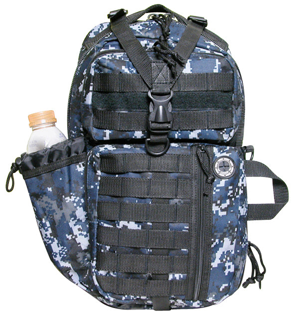 18-Inch Tactical Sling Backpack for Hunting Camping Hiking Navy Blue