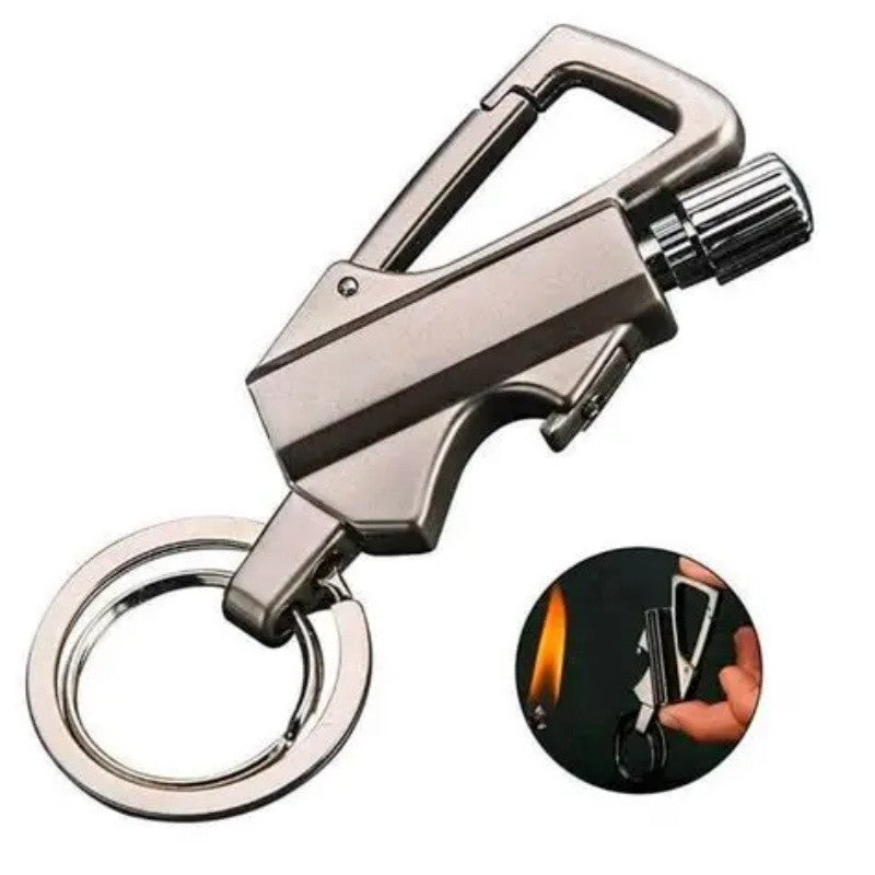 Permanent Match Infinity Lighter Keychain Multitool with Bottle Opener for Men