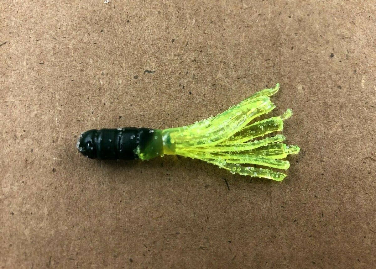 Bulk 500 Crappie Tube Jigs - 2 Inch Soft Plastic Fish Baits, USA Made