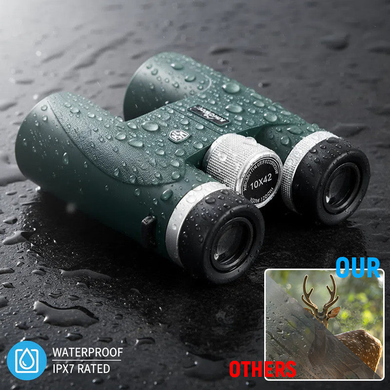 Waterproof Fogproof 10x42 Binoculars for Outdoor Bird Watching & Nature Viewing