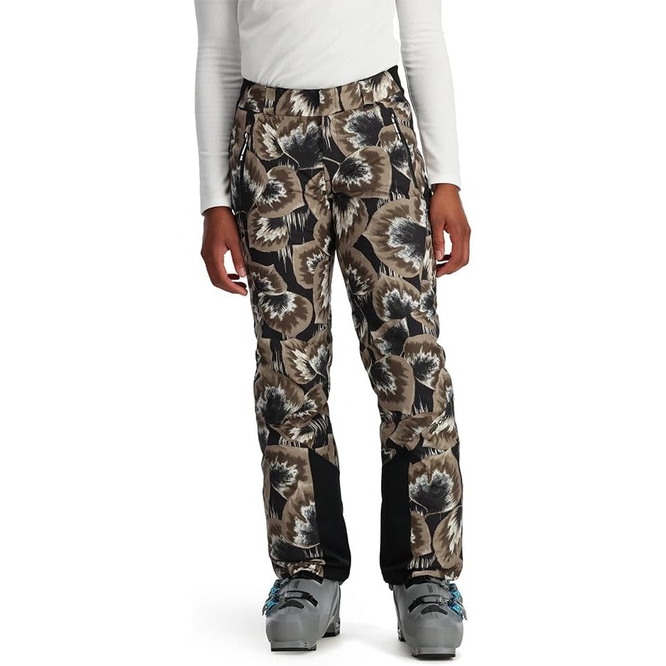 Snow Pants for Women with Waterproof & Insulated Features - Brown Camo
