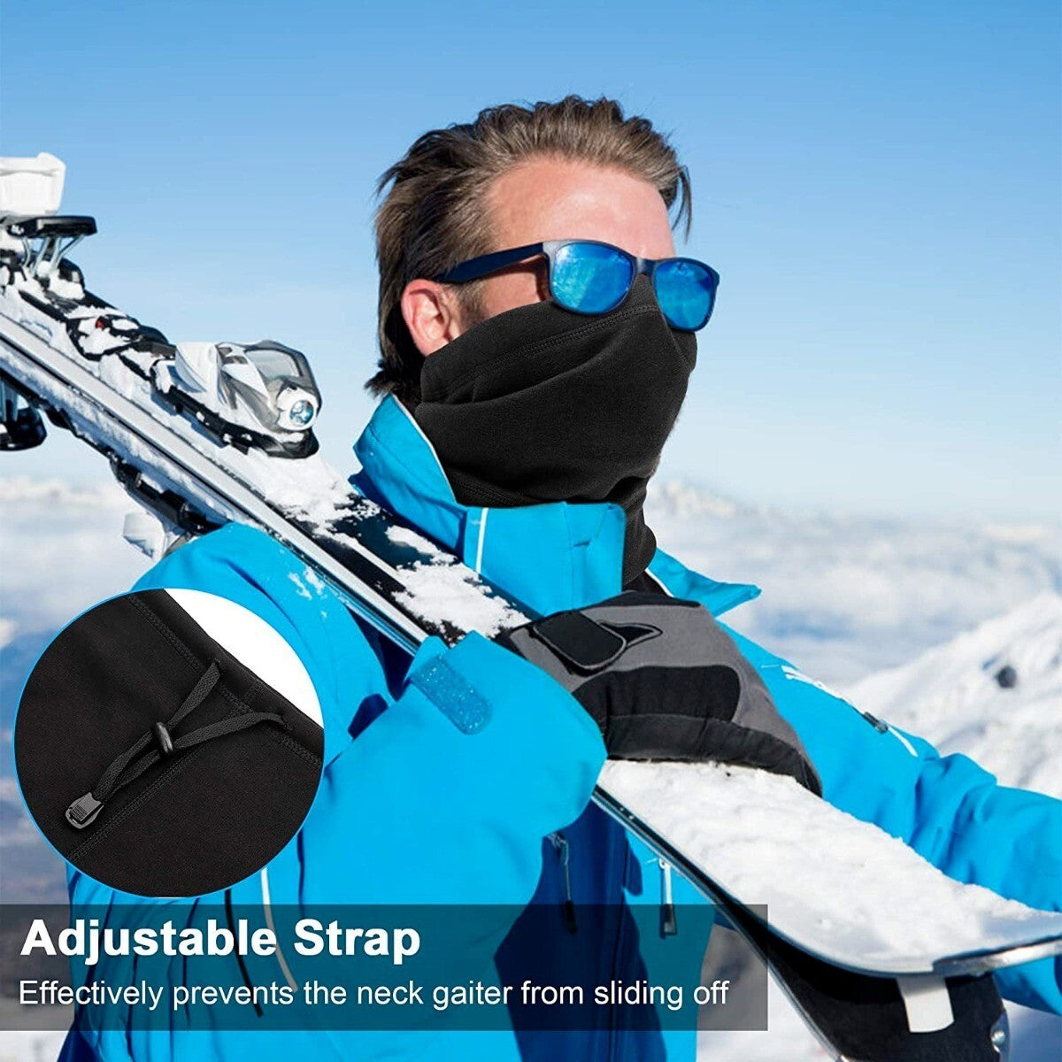 Unisex Breathable Face Cover Neck Gaiter for Cycling and Outdoor Activities