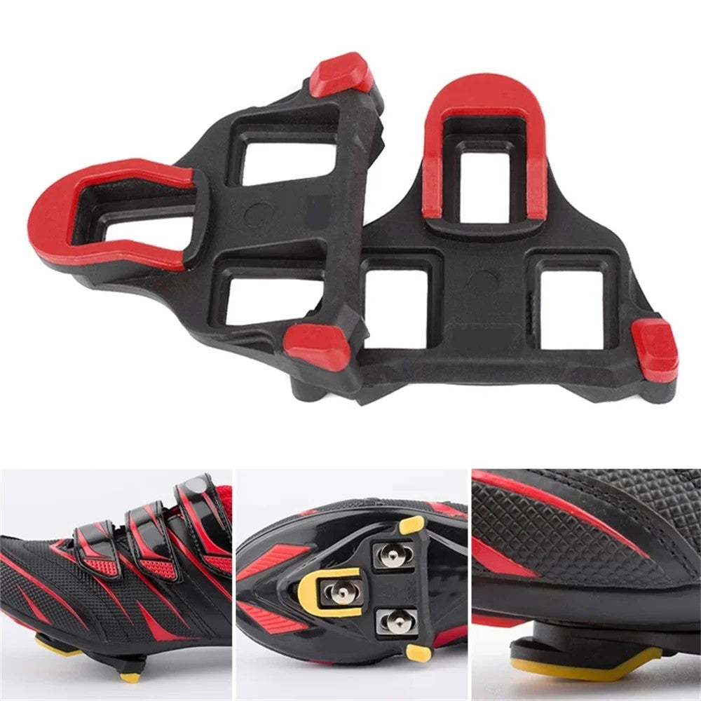 SPD SL Road Bike Cleats Self-Locking Pedal Plates for Shimano Cycling Shoes