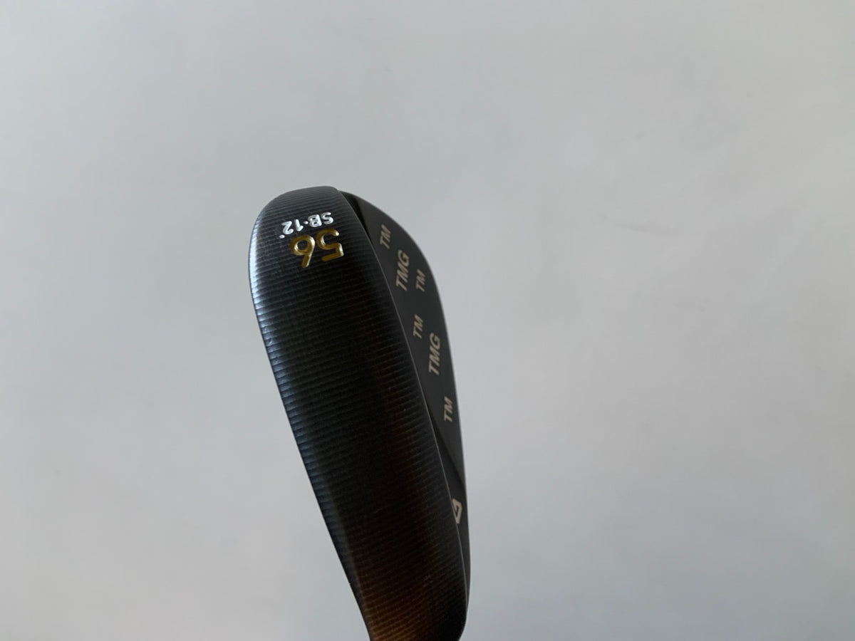 Golf Wedge 56° LH Charcoal Sand Wedge with KBS $-Taper 120 Shaft - Stiff Flex