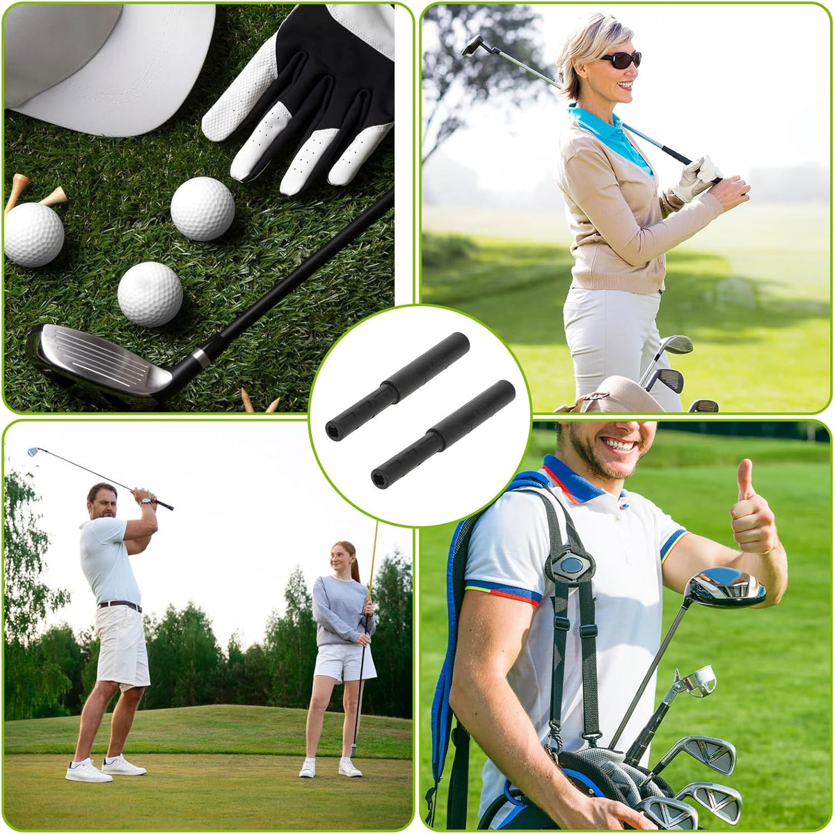 Golf Club Shaft Extension Rod - 5 Inch Carbon Fiber Putter Extender
