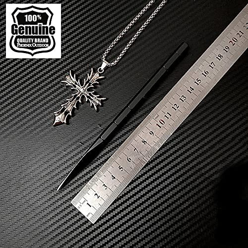 Outdoor Stainless Steel Throwing Knife Set - 3pcs, 17cm Black Storm Spikes
