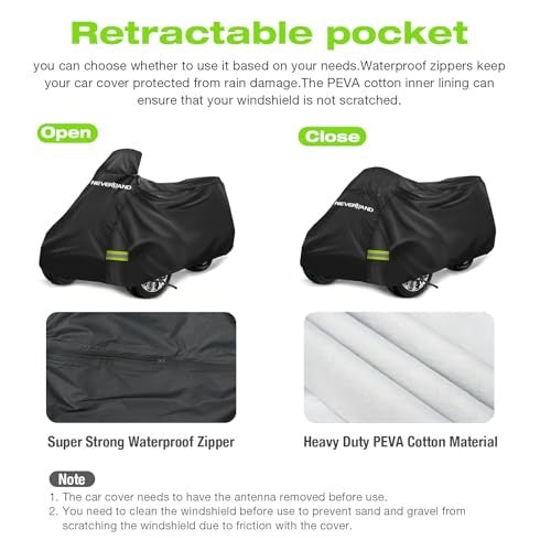 Waterproof Windshield Scratch Protection Cover for Can Am Spyder RT