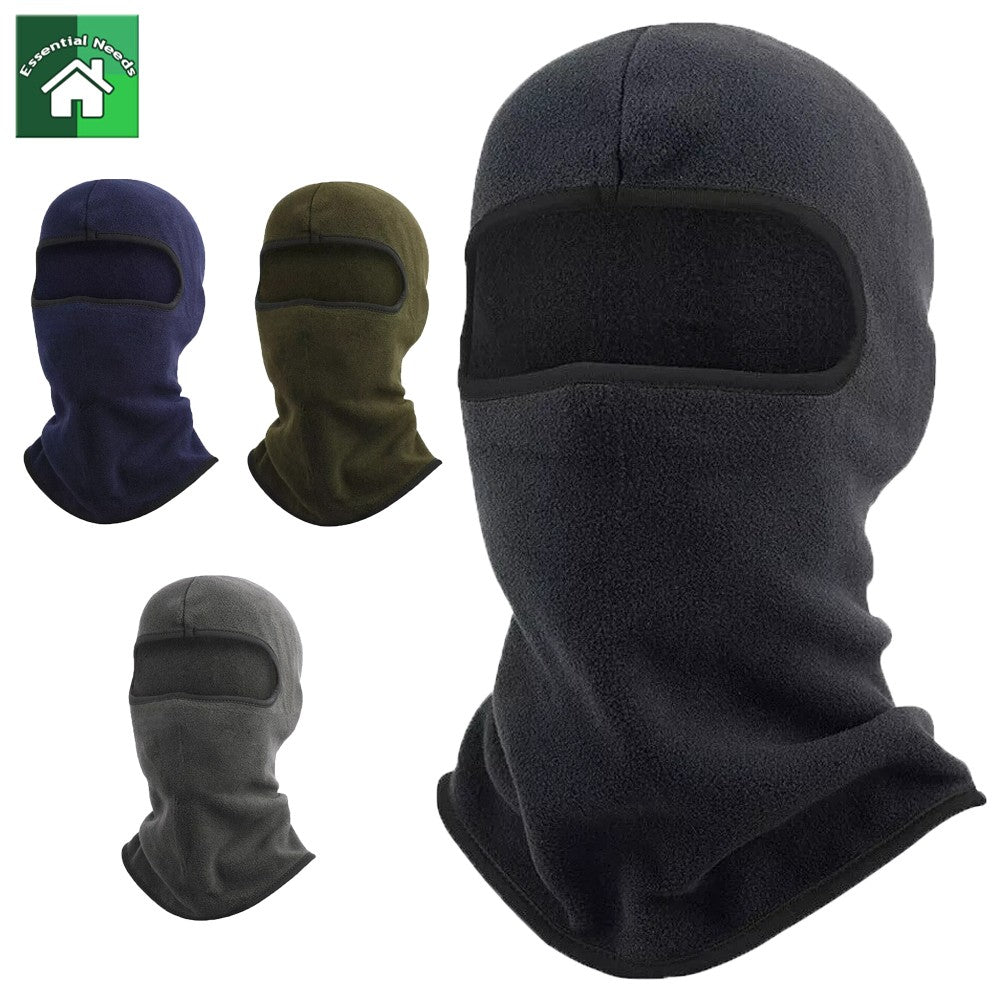Unisex Thermal Fleece Balaclava Face Mask for Winter Outdoor Activities