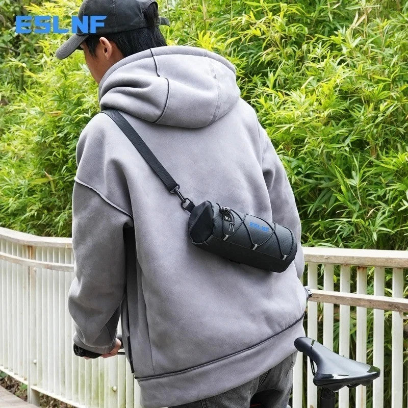 Waterproof Handlebar Bag Bike Front Tube Storage Multifunctional