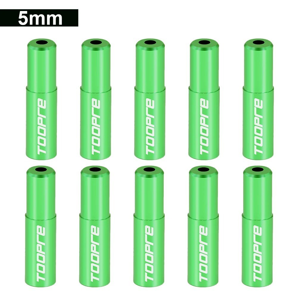 Aluminum Bicycle Cable End Caps 4mm & 5mm Set for MTB Road Bike Brake & Shift