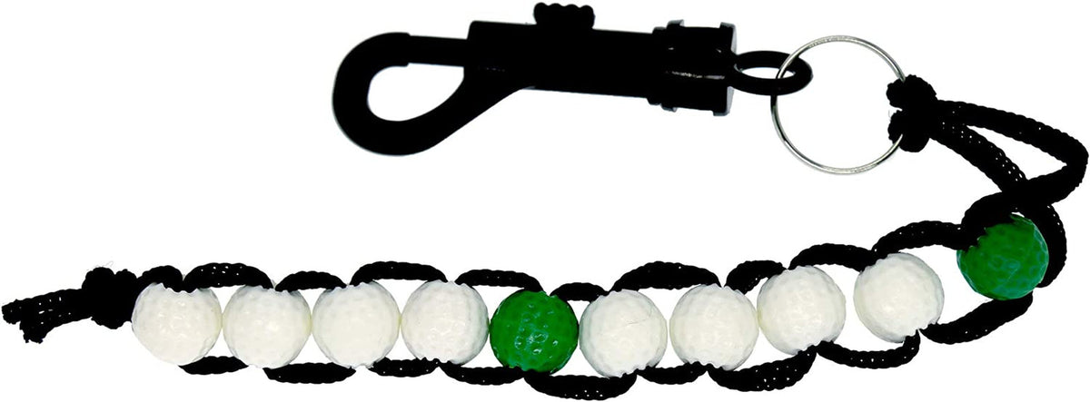 Golf Score Counter Beads with Clip - Stroke Tracking Tool for Golfers