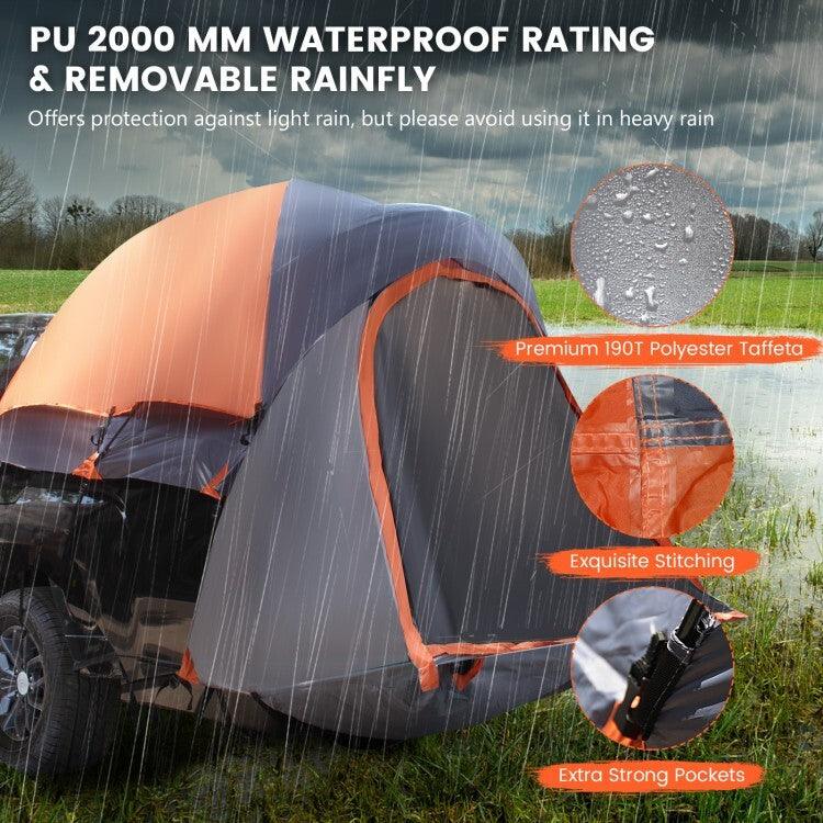 2 Person Waterproof Truck Bed Tent for Camping & Outdoor Adventures
