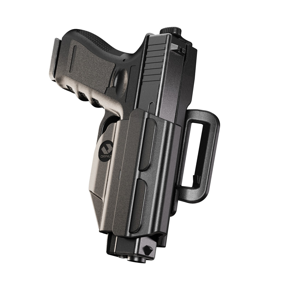 Universal Adjustable Weapon Holster with Multi-Level Retention & Optic Compatibility