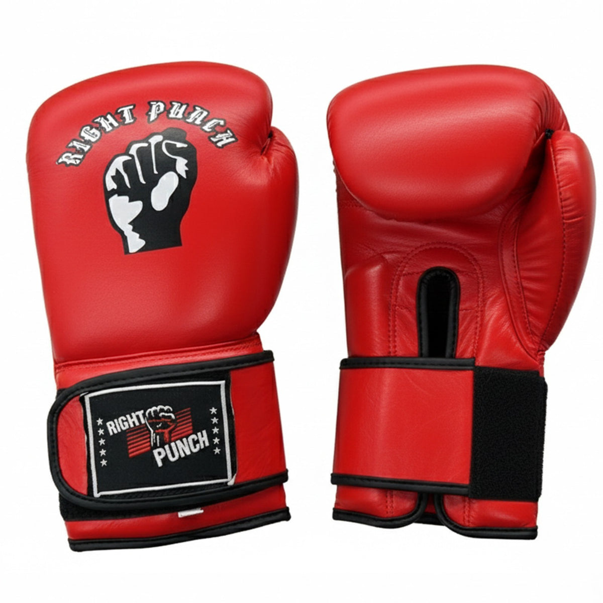 Cowhide Leather Boxing Gloves for Training and Sparring - Professional Gear
