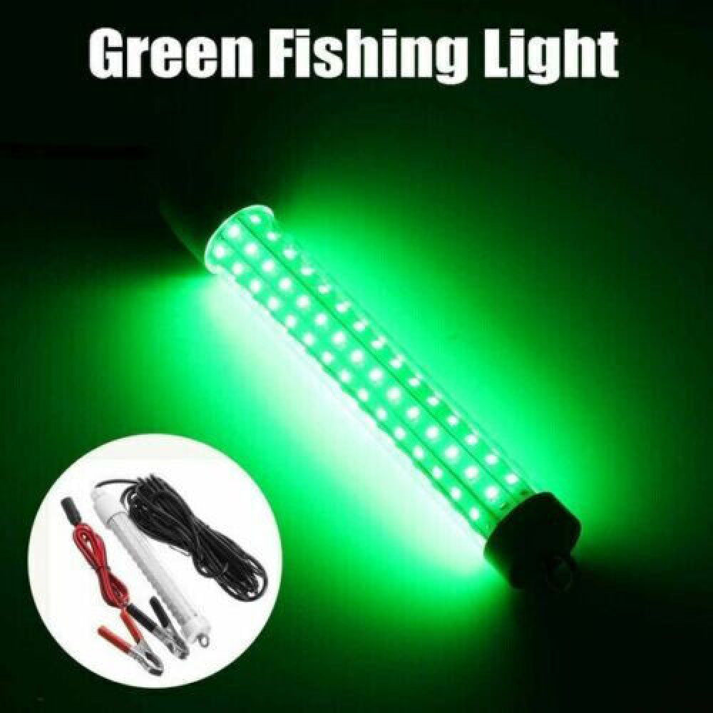 Underwater Green LED Fishing Light 120,000 Lumens Waterproof Submersible 12V Night Fish Attractor