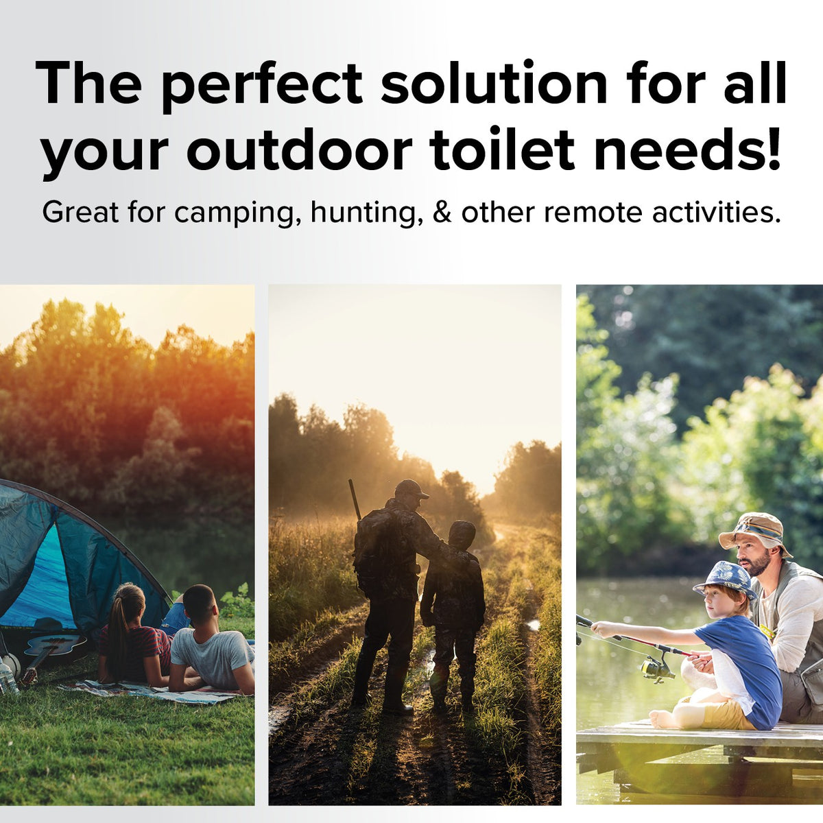 Portable 5 Gallon RV Toilet Bucket Kit with Seat and Lid
