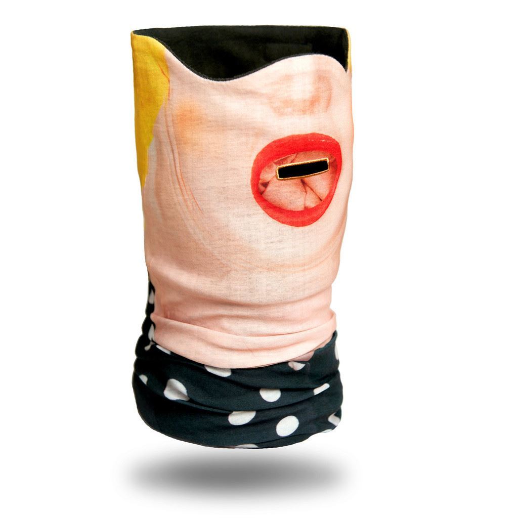 Ski Mask HD Face Warmer Fleece Lined Beardo Blowup Doll Print