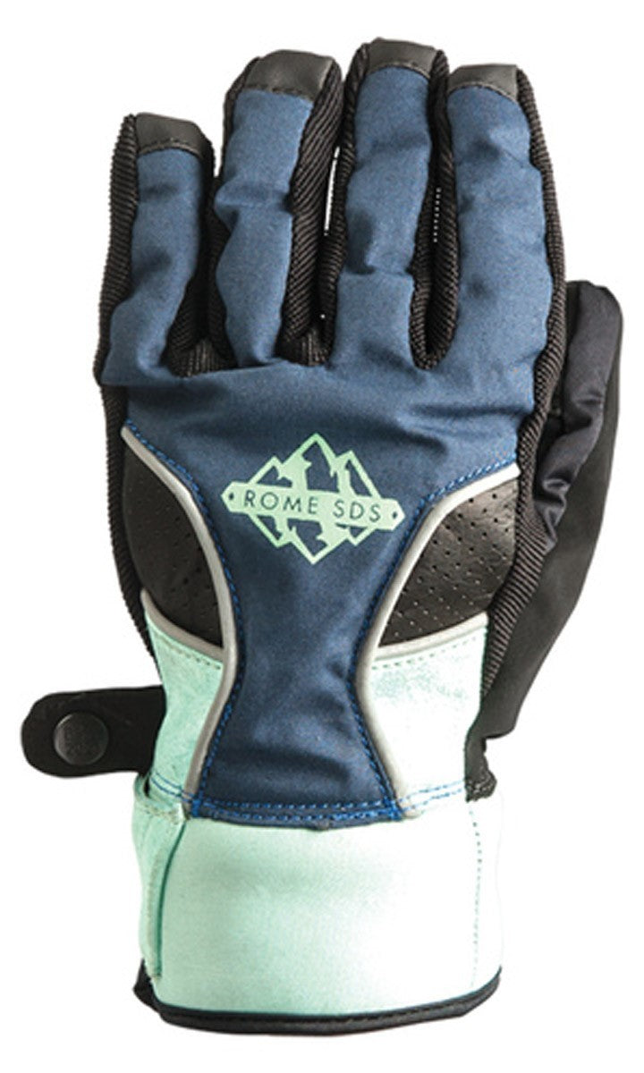 Waterproof Snowboard Gloves for Women Medium Navy - Insulated & Flexible
