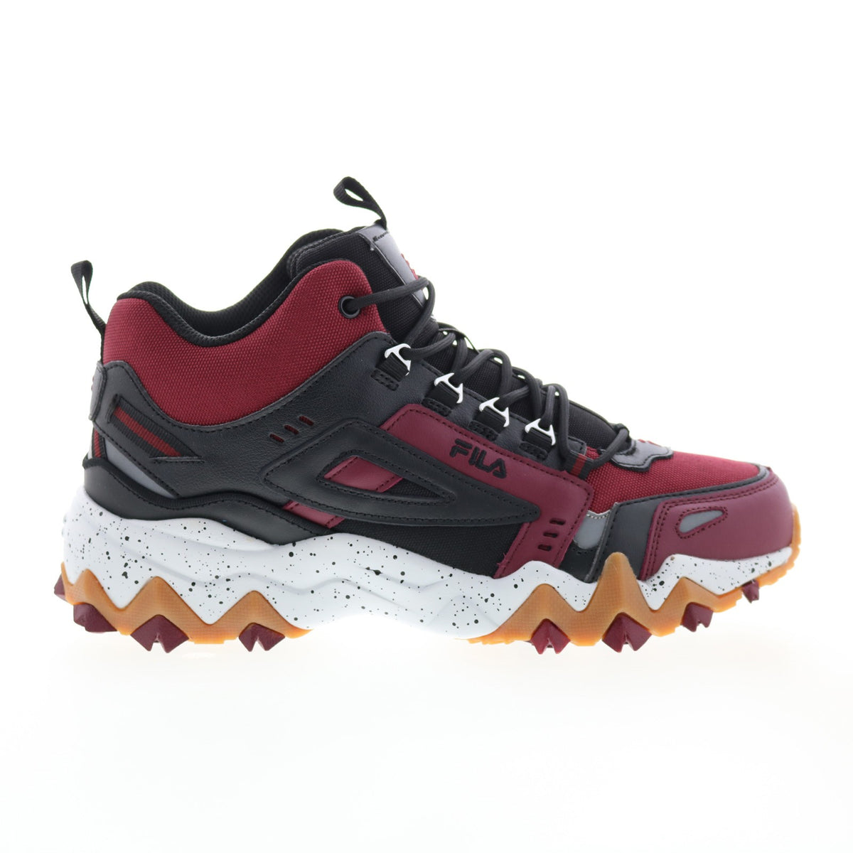Fila Oakmont TR Trail Mid Men's Red Hiking Shoes - Size 7