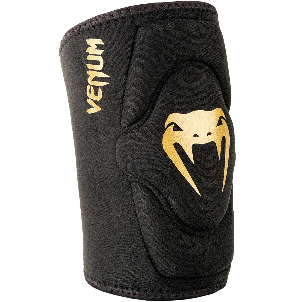 Boxing Gel Knee Pad - Black and Gold Combat Sport Protective Gear