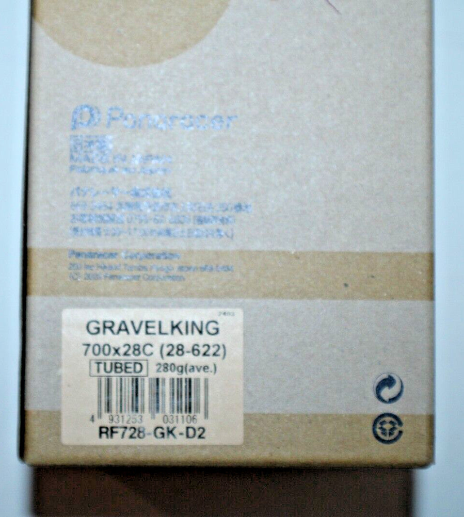 Panaracer Gravelking Slick Tire 700x28c Clincher Tubeless Ready Gravel Tire