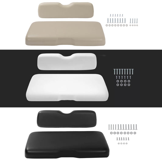 Golf Cart Seat Cushion Set for EZGO RXV 2008-Up - Front Backrest & Bottom