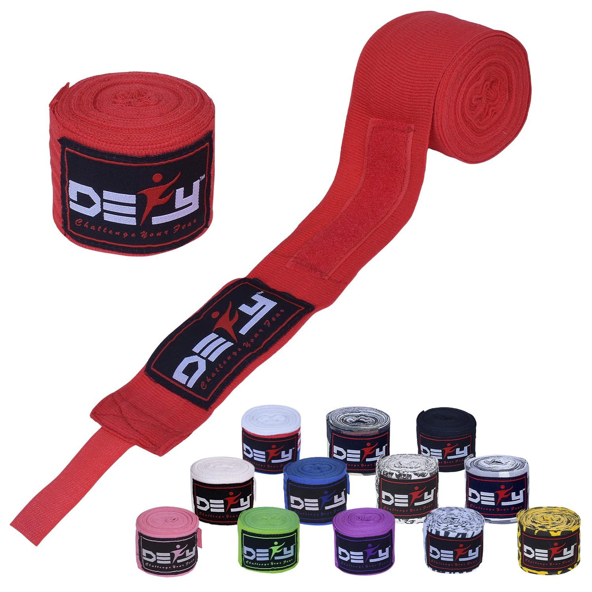 180-Inch Boxing Hand Wraps - Professional Elastic Support for Martial Arts