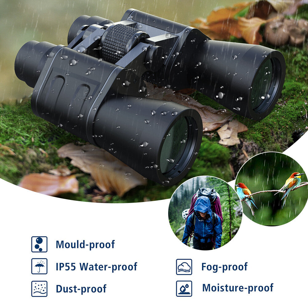 High Power Military Binoculars 8-24x50 Waterproof Night Viewing Optics