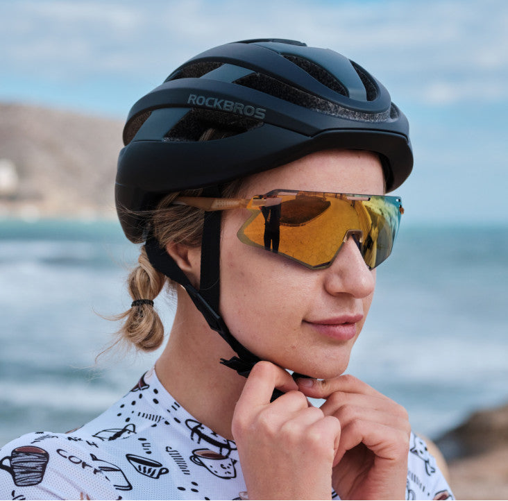Polarized Photochromic Cycling Sunglasses Outdoor Sports Eyewear