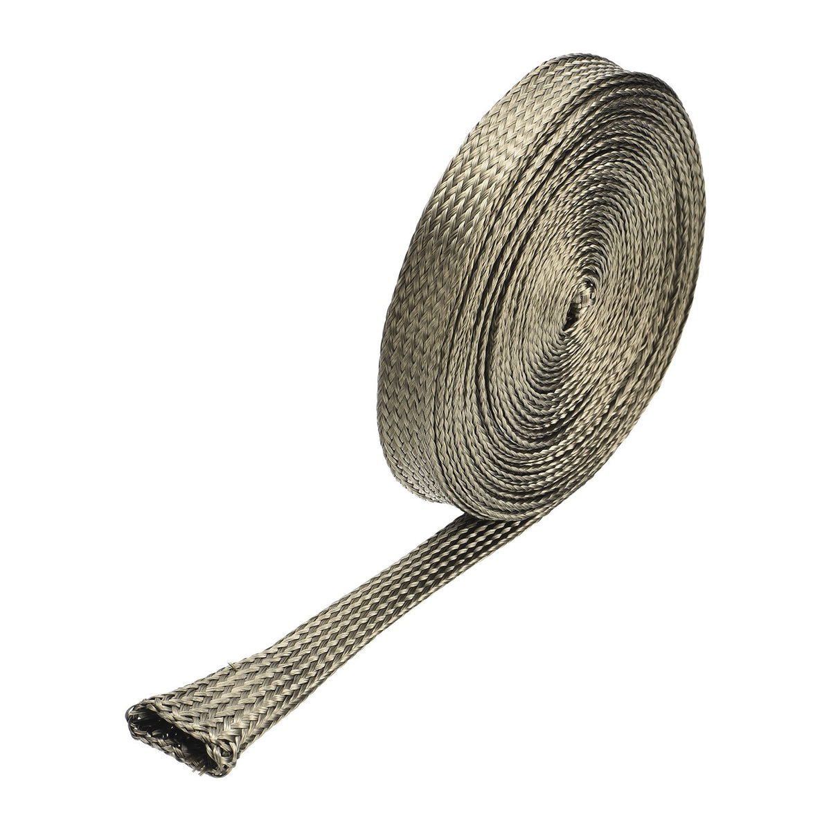 Automotive Heat Shield Sleeve 0.3 Inch ID 16Ft Fuel Line Protection Titanium