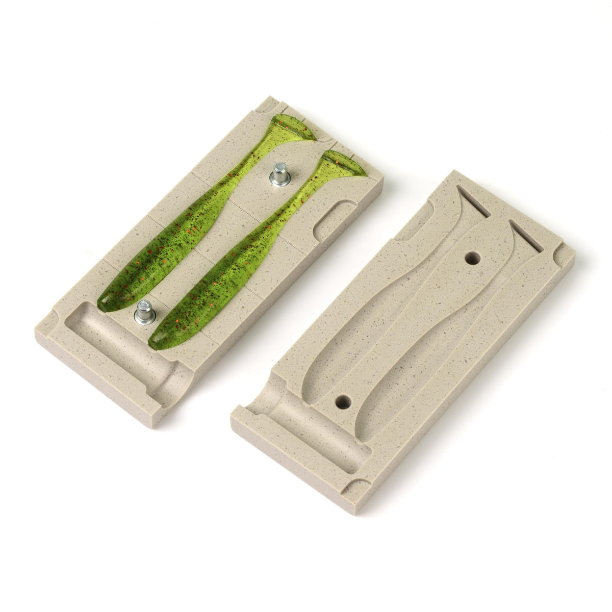 Soft Plastic Fishing Lure Mold for Injection Casting - 4'' Keitech Easy Shiner
