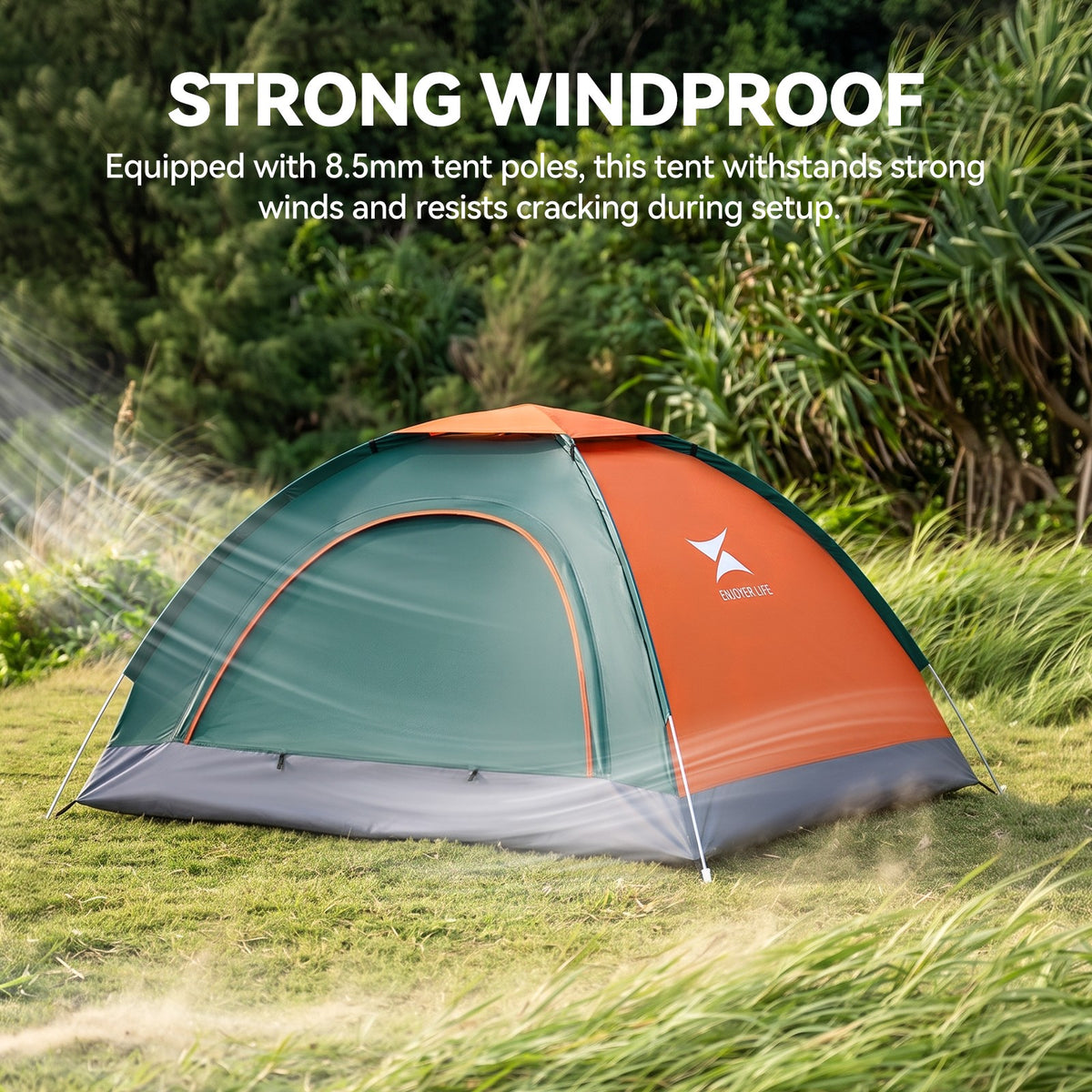 Pop Up Waterproof Tent for Camping Hiking Windproof Instant Shelter US Stock