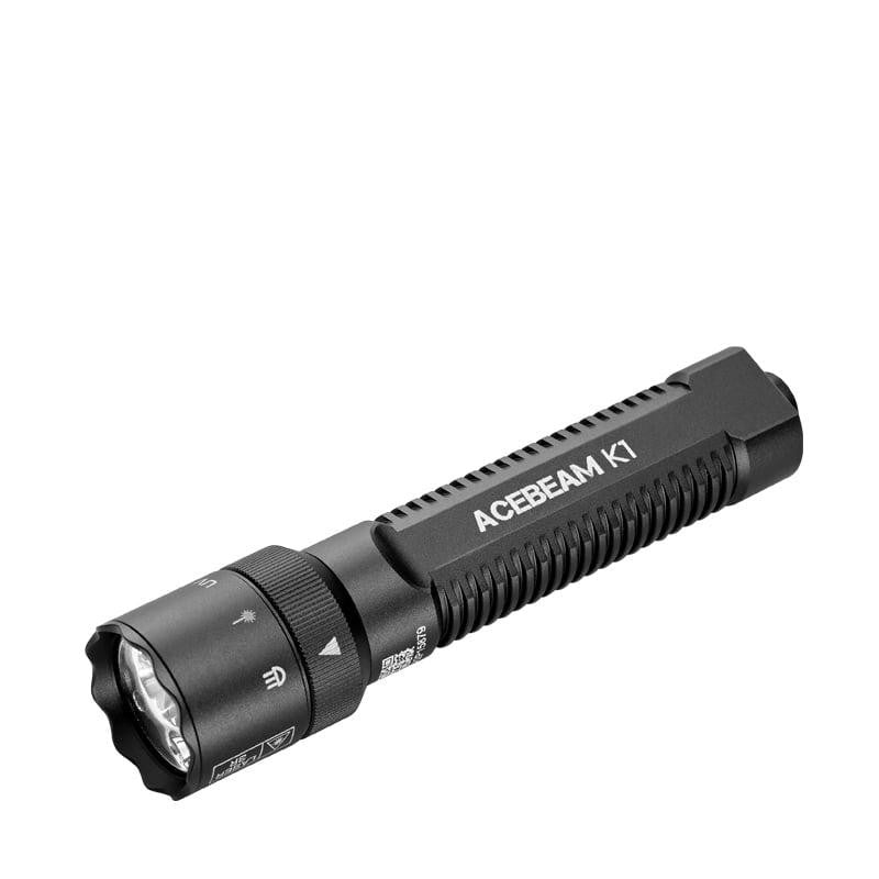 LED Flashlight with 3 Light Sources 1000 Lumens Rechargeable Outdoor Torch
