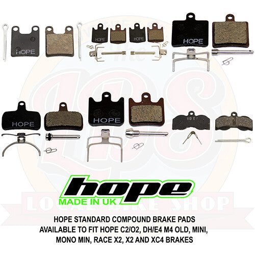 Standard Brake Pads for Bikes and Vehicles - Multiple Series & Sizes