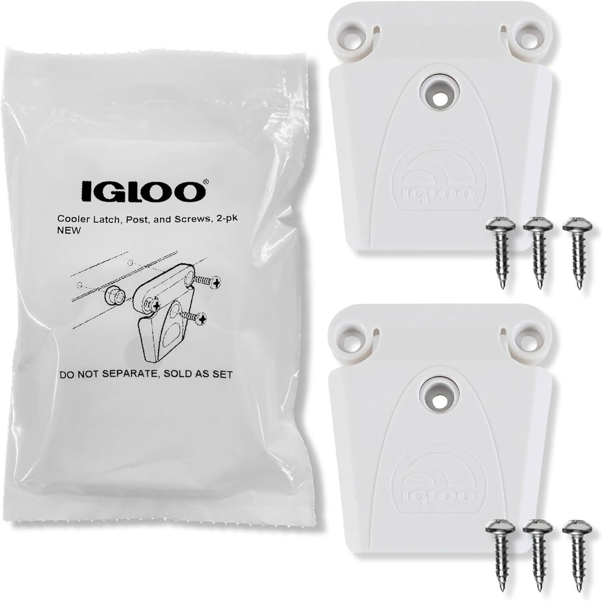 Igloo Cooler Replacement Latch Set for 50-165 Qt Coolers - Genuine Parts