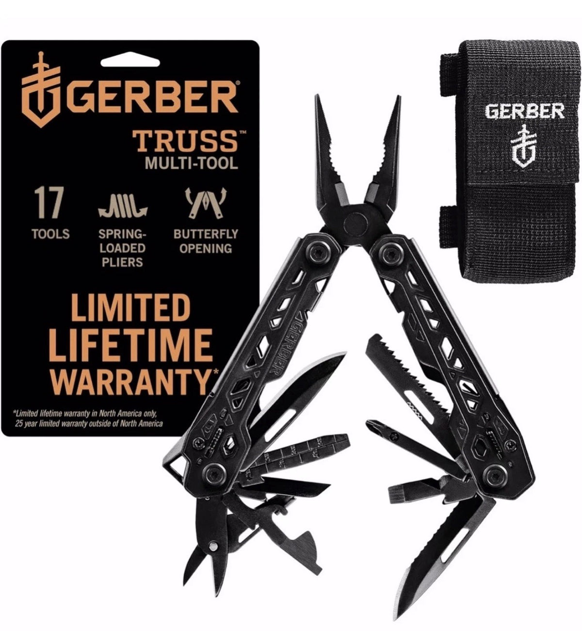 Gerber Truss Multi-Tool with Knife - Durable Camping & Hiking Gear