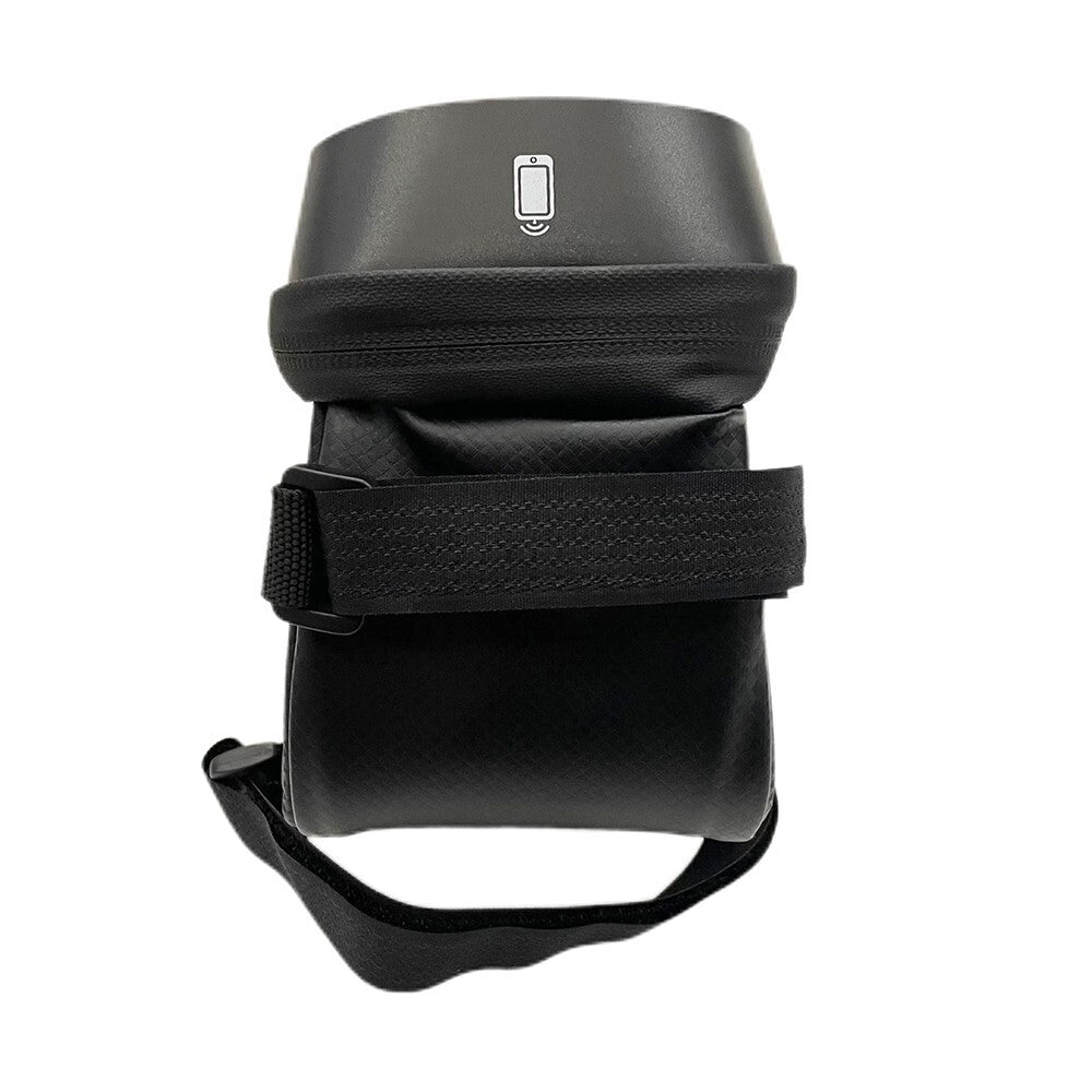 Waterproof Bicycle Phone Bag with Large Capacity and Double Zippers